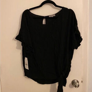 Dress Up Black Blouse - Size M/L